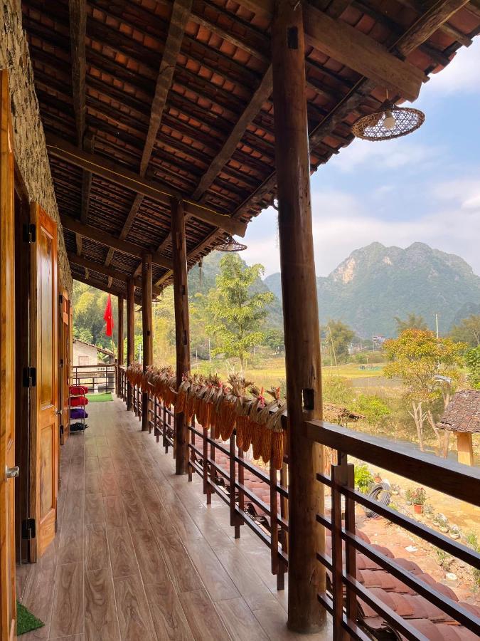 Tày Homestay Làng Đá Cổ Khuổi Ky- Bản Giốc Cao Bang Exterior foto