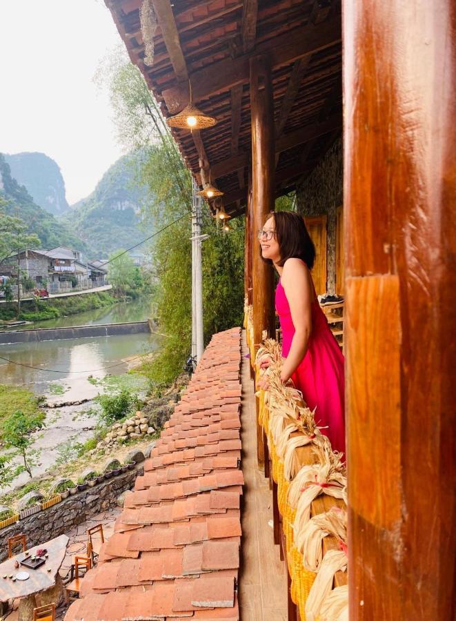 Tày Homestay Làng Đá Cổ Khuổi Ky- Bản Giốc Cao Bang Exterior foto