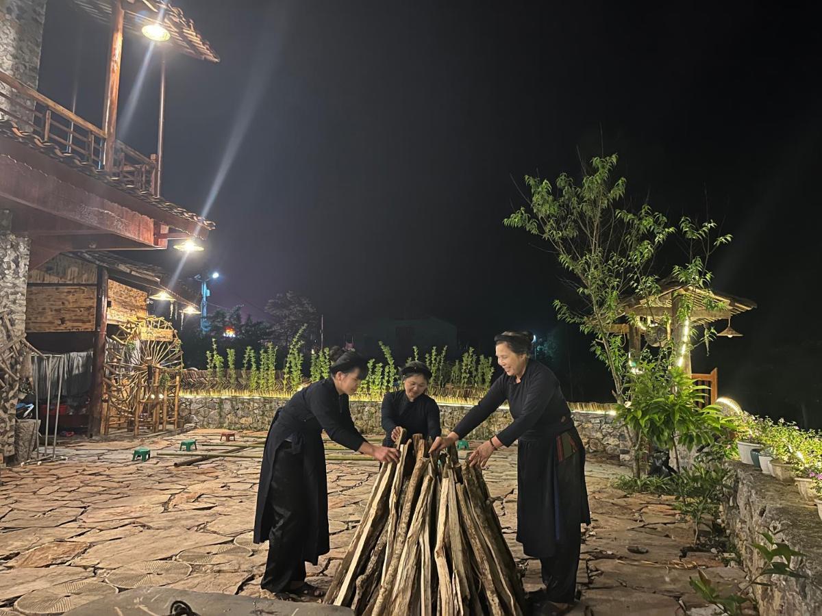 Tày Homestay Làng Đá Cổ Khuổi Ky- Bản Giốc Cao Bang Exterior foto